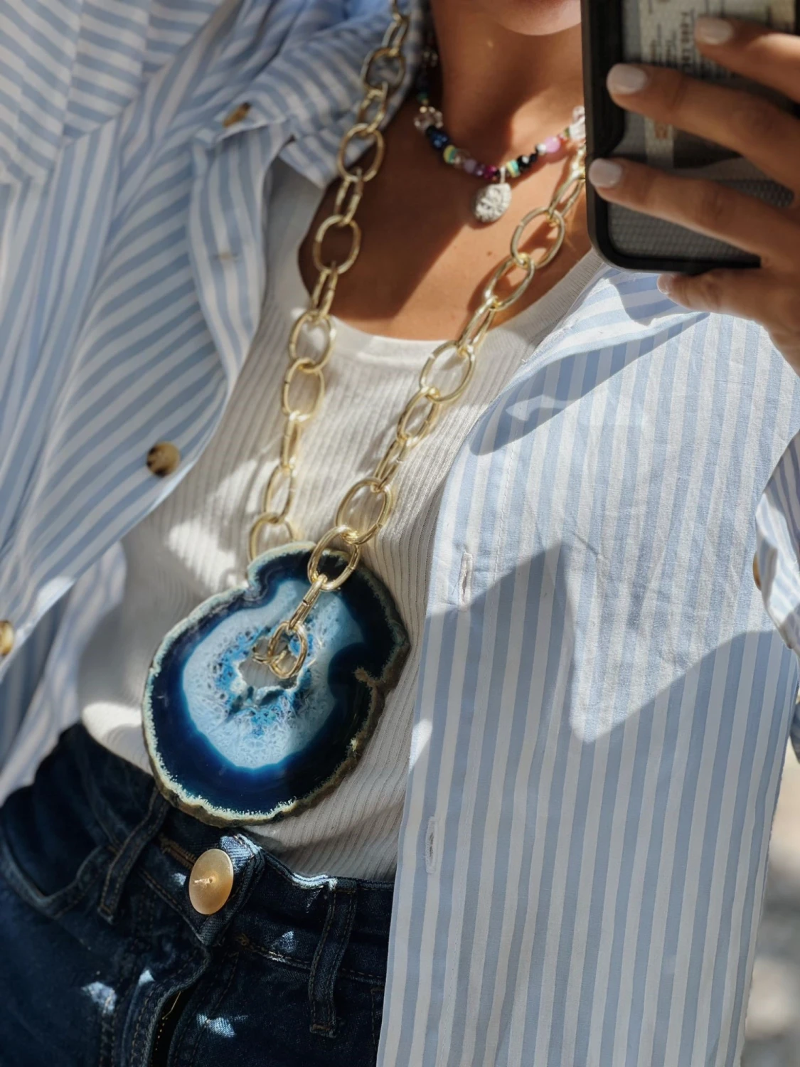 Agata Chain Necklaces