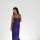 Mermaid Rombo Dress Azul / Violeta