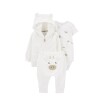 Conjunto Terry 3 piezas Carters 3M BLANCO CABRA