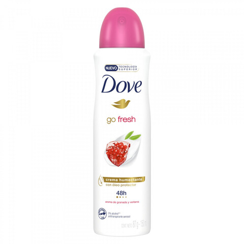 Desodorante en aerosol Dove 150 ml go fresh granada y verbena