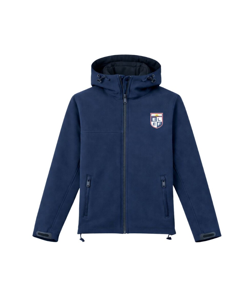 Campera Light-shell c/capucha - Navy 