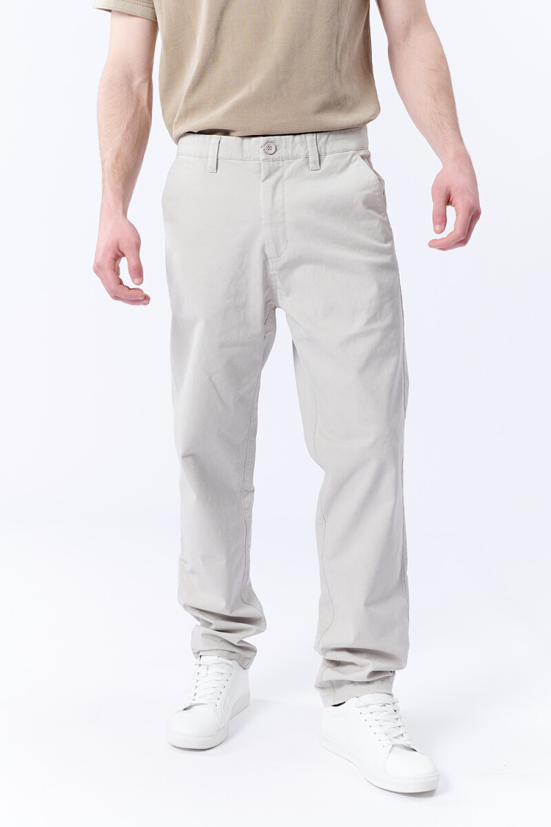 Pantalón Chino Gris Hielo