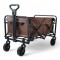 Carro 4 Ruedas Plegable Playa Camping Exteriores 120 Kg Moka