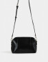 Bandoleras Bandolera Negra Con Charm - Negro