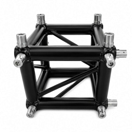Truss Cuadrada Pls Seis Conectores 290 X 290Mm Negro