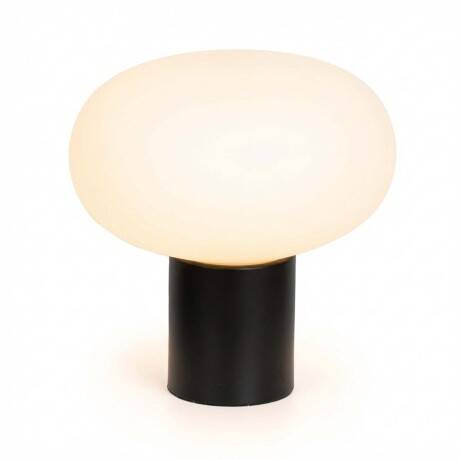 LÁMPARA DE MESA METAL-Y-VIDRIO NEGRO ML251005/6