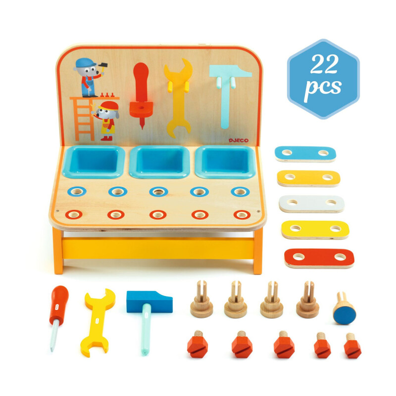 Set de herramientas Bricotoo Djeco Set de herramientas Bricotoo Djeco