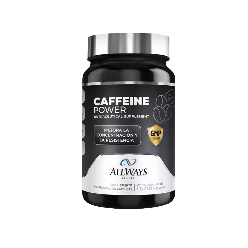 ALLWAYS CAFFEINE POWER 60CAPx550MG única