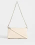 Bandoleras Boho Bandolera De Cuerina Con Solapa - Blanco Crudo