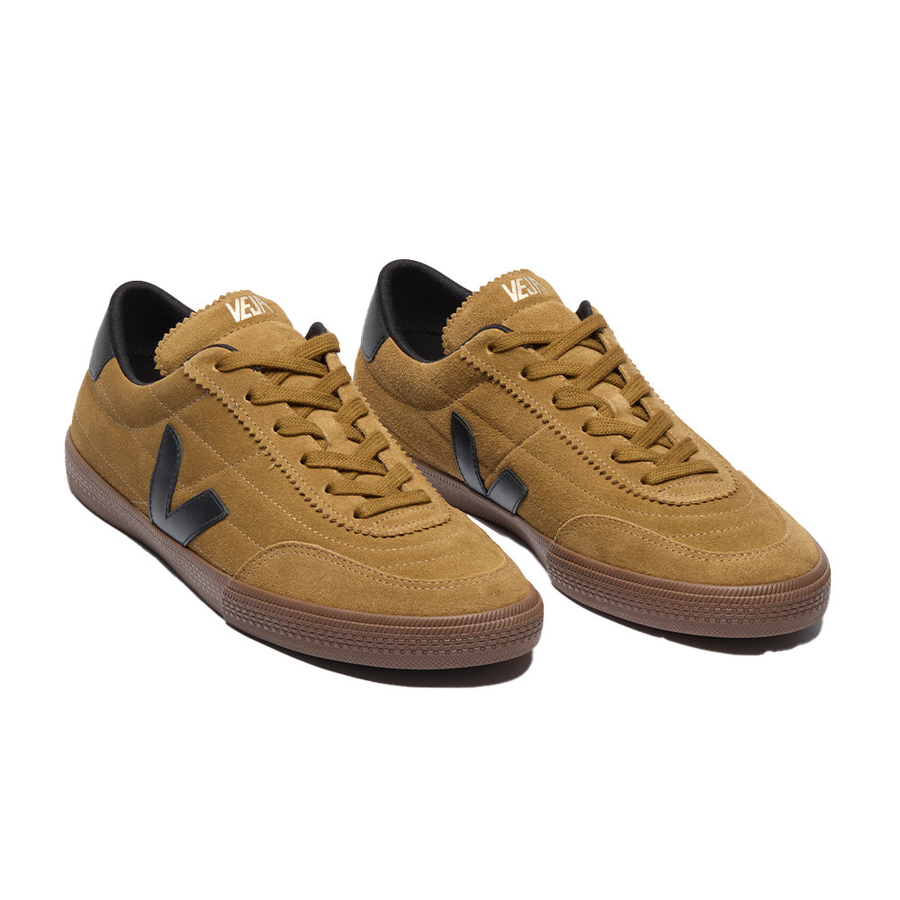 Zapatillas Veja Panenka Suede Tent Black Bark Hombre Cafe