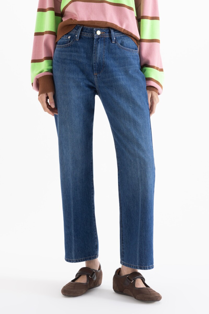 JEANS RAFAELLA MID Celeste