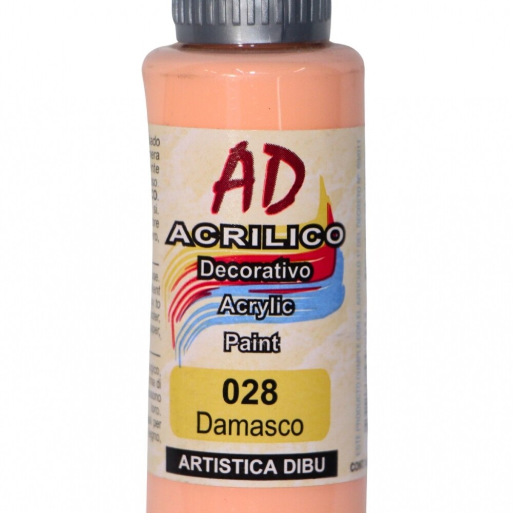 PINTURA ACRILICA ARTISTICA DIBU 60 ML. DIFERENTES COLORES COLOR DAMASCO 028