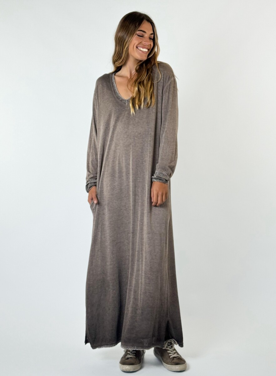 VESTIDO ARIANNA - CAMEL 