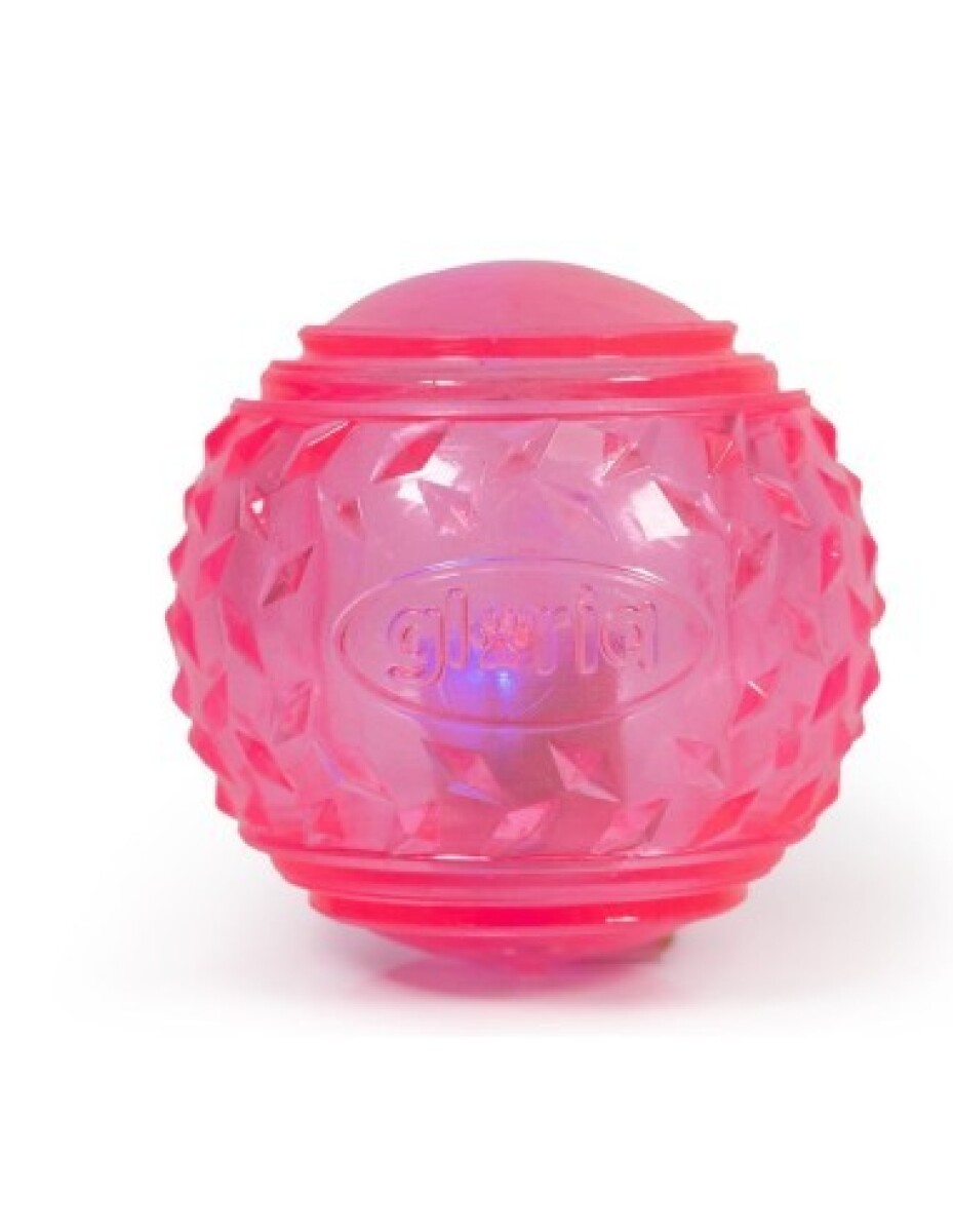 PELOTA LED GLORIA ROSA PARA PERROS 6,35CM 