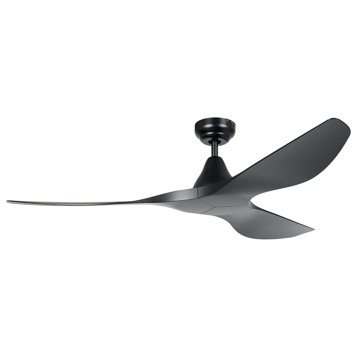 Ventilador de techo negro Ø1320mm con control - EG0192 