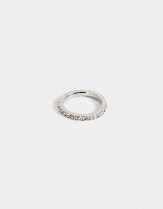 Anillos Chicos Con strass Anillo Con Strass - Plateado