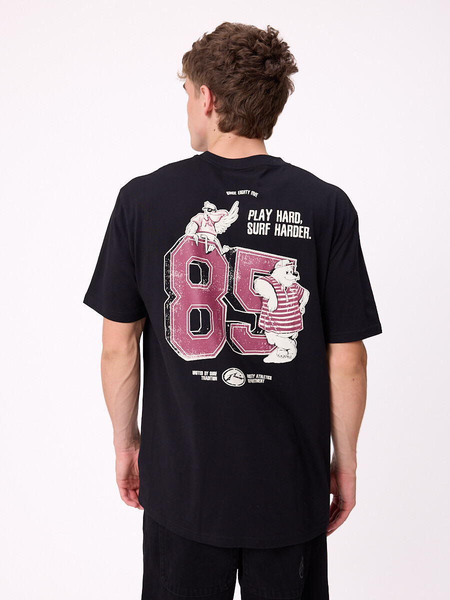 T-SHIRT KALBAR RUSTY - Negro 