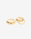 Sets Anillos Metal Set De Anillos De Acero - Dorado