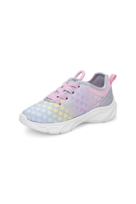 Championes creek con luces y diseño corazones Sin color
