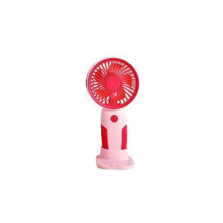 Mini ventilador portátil con base Rojo