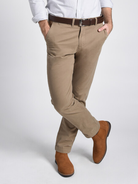 Pantalón clásico Beige