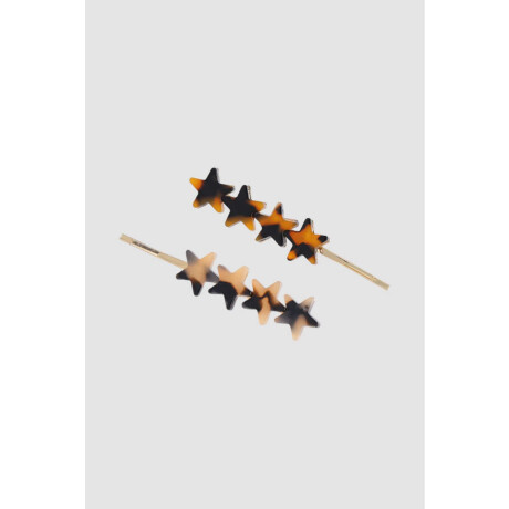 Set de 2 hebillas para pelo estrellas Variante unica