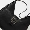 Bolso Signature en cuero graneado Negro