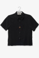 SHORT SLEEVE SHIRT Black