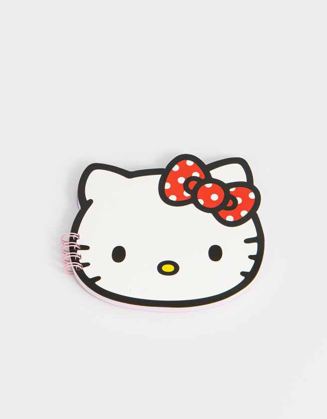 Anotadores Cuadernos y Memos Licencias Memo Anillado "hello Kitty" - Blanco