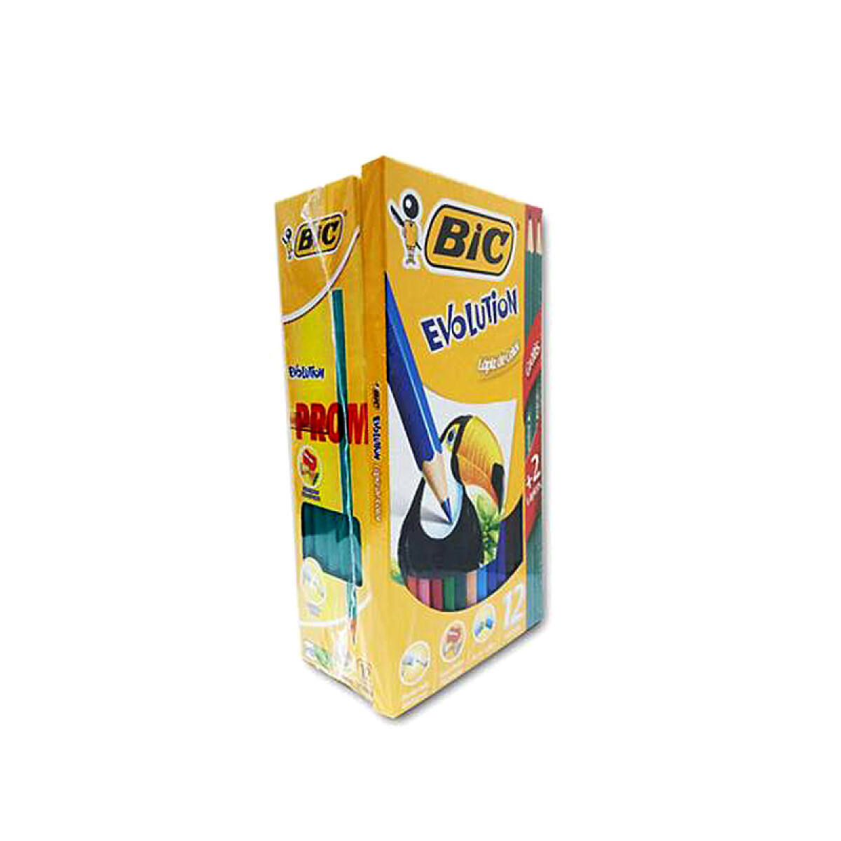 LÃ¡pices BIC Evolution Promo 12 Hb + 12 Colores 