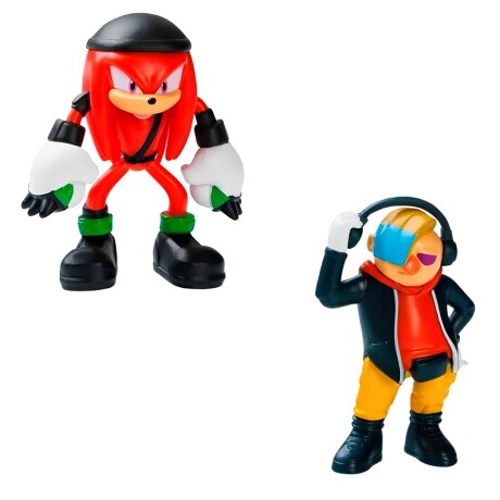 Pack X2 Figuras Serie Sonic SON2015 KNUCKLES-DOCTOR-DONT