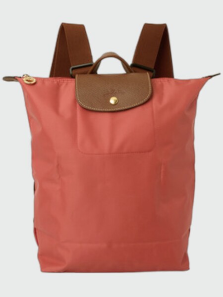 LONGCHAMP - LE PLIAGE ORIGINAL, MOCHILA M Rojo