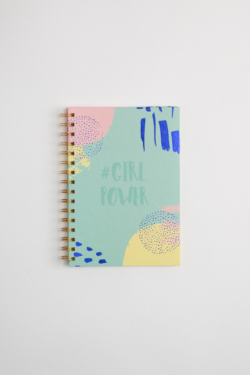 Libreta espiral a5 - Girl Power 