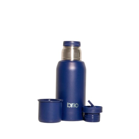 Termo Acero Inox 750 Ml brio Con Pico Cebador Azul