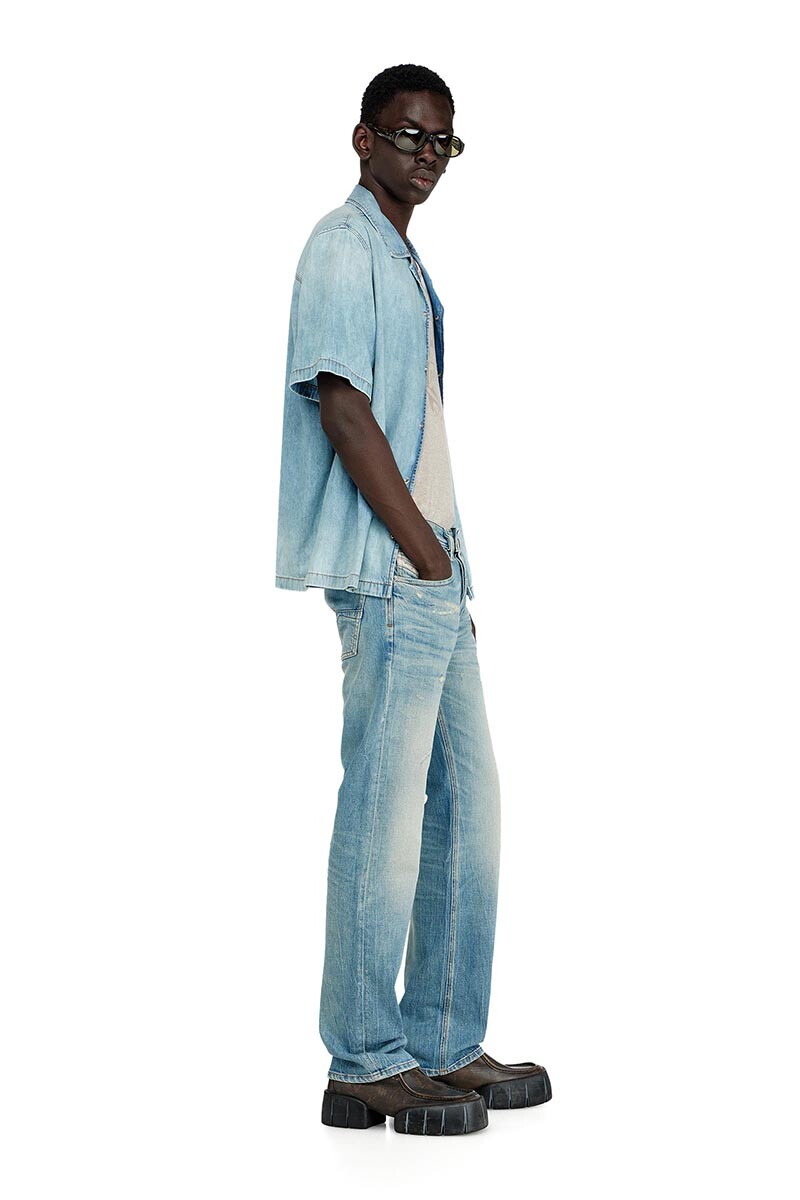 Jean Para Hombre 1985 Larkee Azul Claro