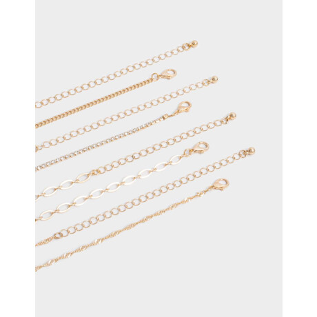 Collares Cortos Religioso Dorado