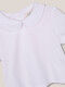 Camiseta Con Cuello Bebe Blanco