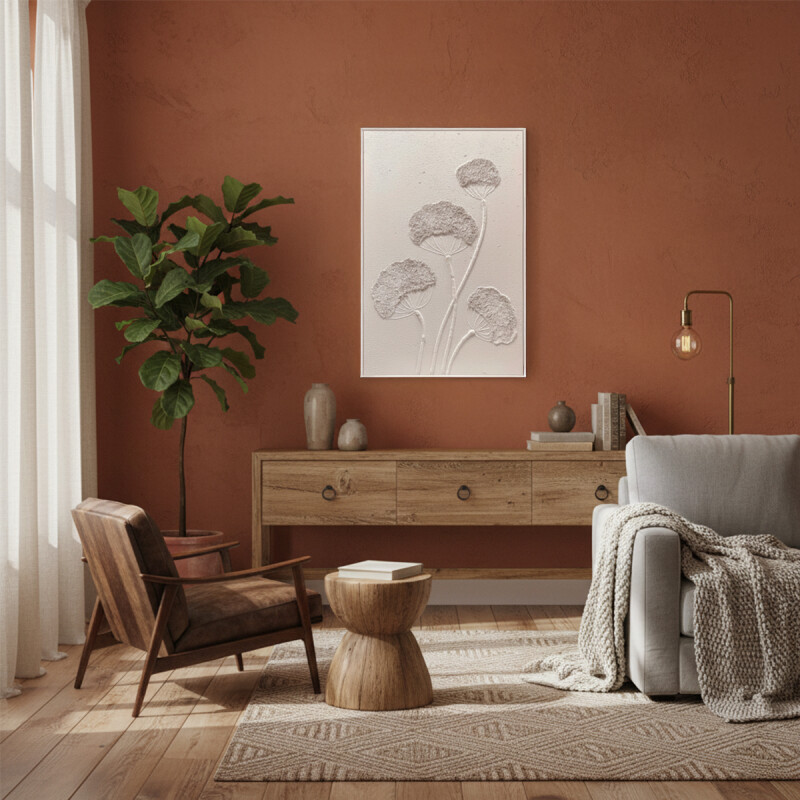 CUADRO CANVAS 60x90cm MARCO PINTURA ARBOLES 1 CUADRO CANVAS 60x90cm MARCO PINTURA ARBOLES 1