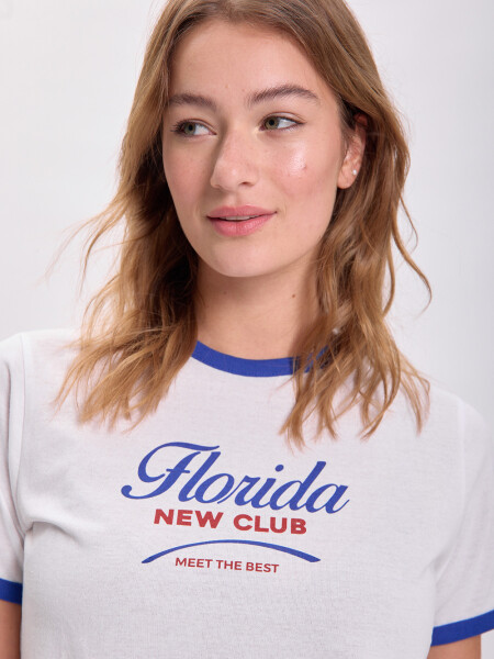 Remera estampa Blanco
