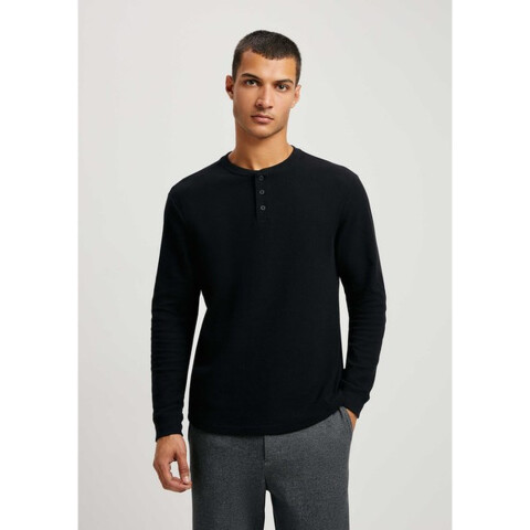 BLUSAO ML MASC PRETO ESCURO