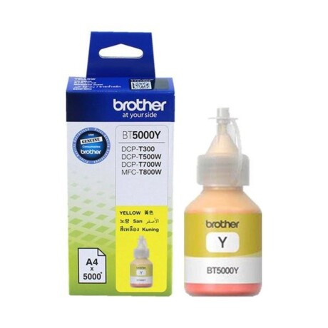 BROTHER BT5001Y AMARILLO BOTELLA T300/T500W Brother Bt5001y Amarillo Botella T300/t500w