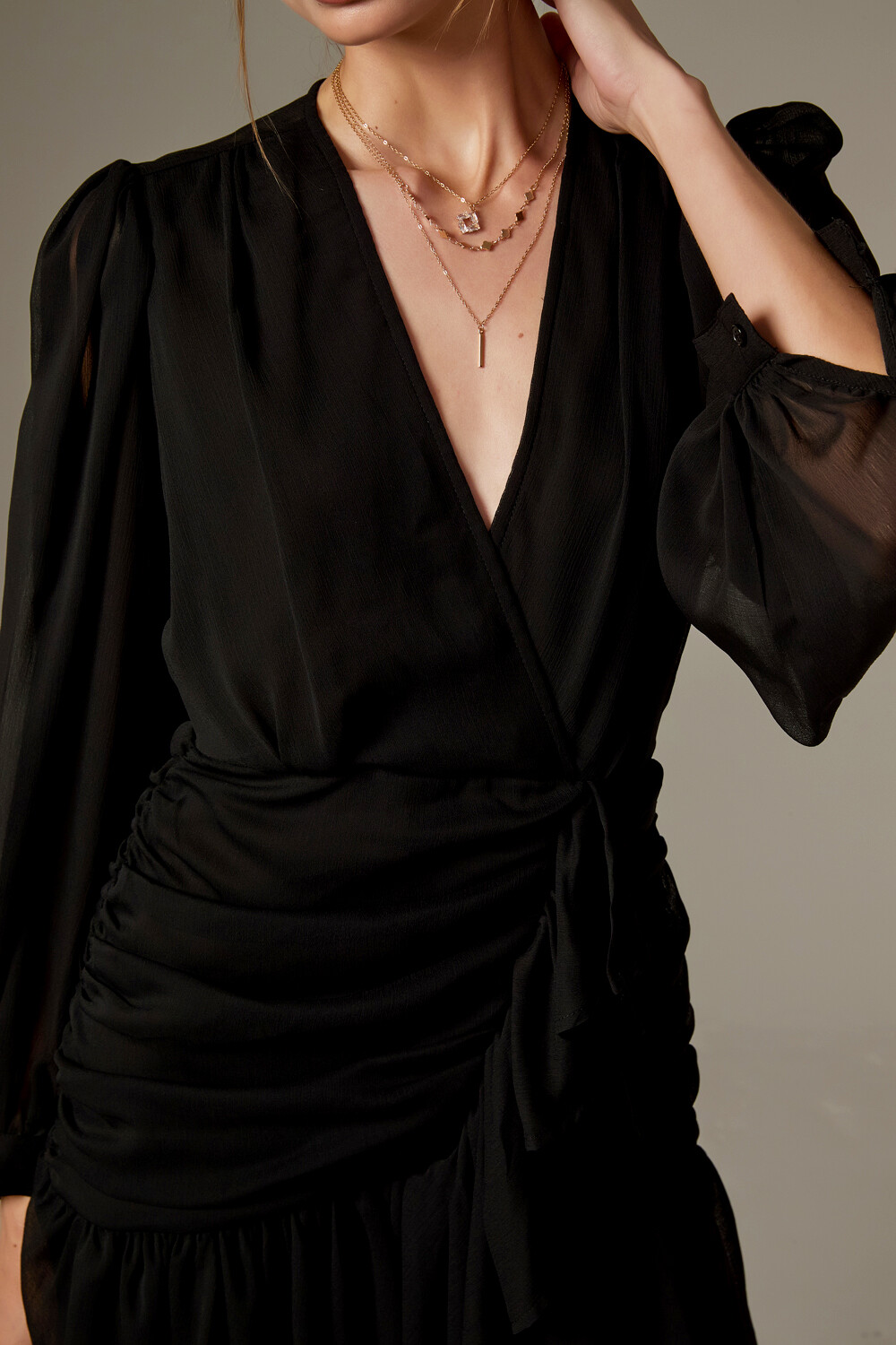 Vestido Busina Negro