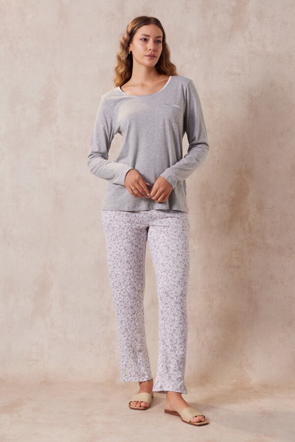 Remera De Pijama GRIS