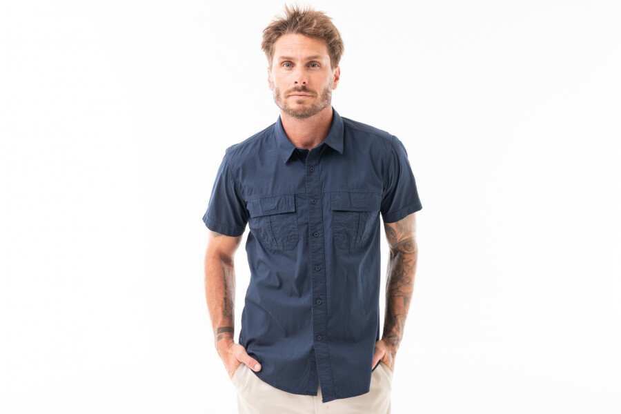 CAMISA CAZADORA HUNTER Azul