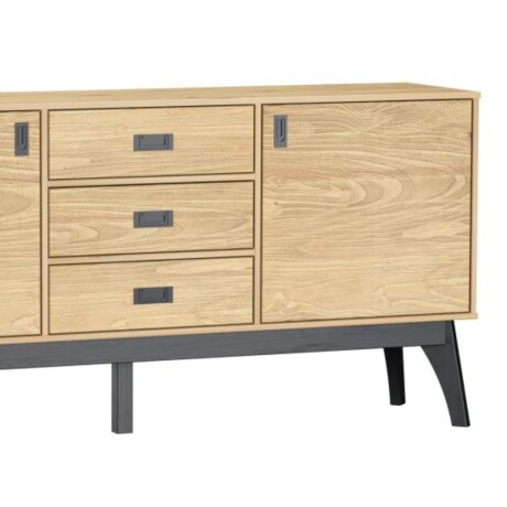 Aparador Living Lumax 2 Puertas 3 Cajones Madera Maciza Aparador Living Lumax 2 Puertas 3 Cajones Madera Maciza
