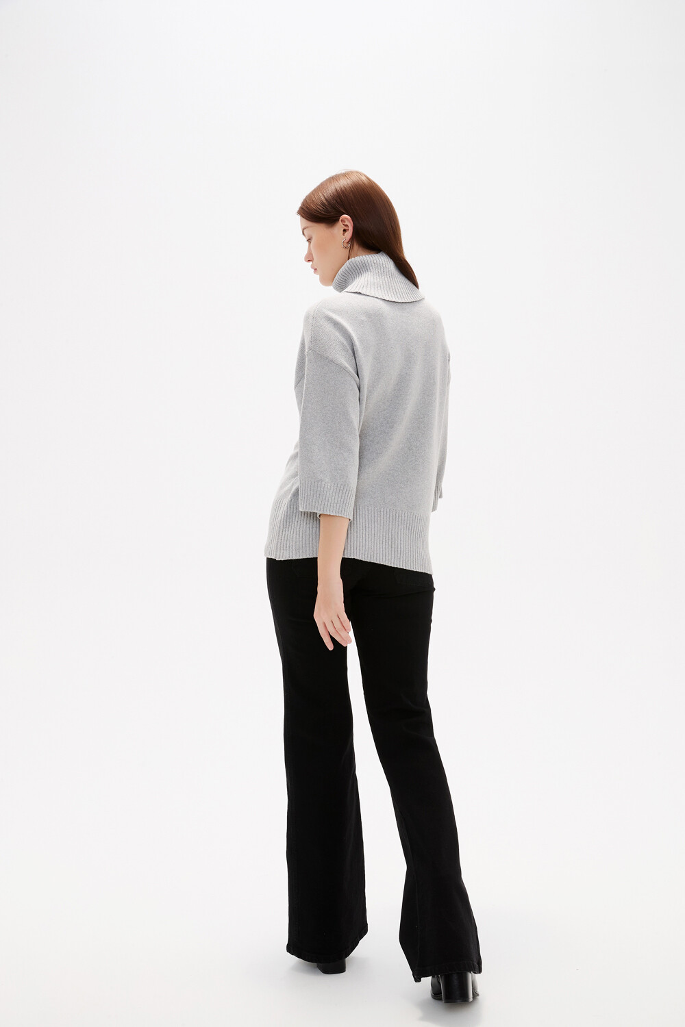Polera Thernal Gris Melange Medio