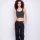 PANTALON PIECE OF CAKE CARGO PESPUNTE - NEGRO