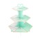 Porta Cupcake Pastel Estilo Mármol Verde Menta