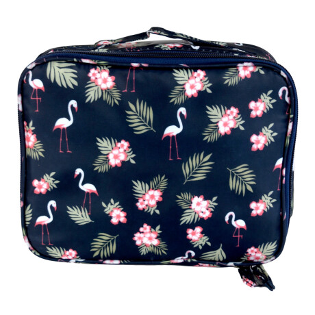 Cosmetiquero rectangular con organizador de pinceles Cosmetiquero rectangular con organizador de pinceles