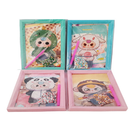 Kit para crear tu propio cuadro labubu con diamantes Kit Para Crear Tu Propio Cuadro Labubu con diamantes